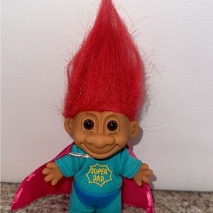 Vintage Russ Super Dad Troll Doll